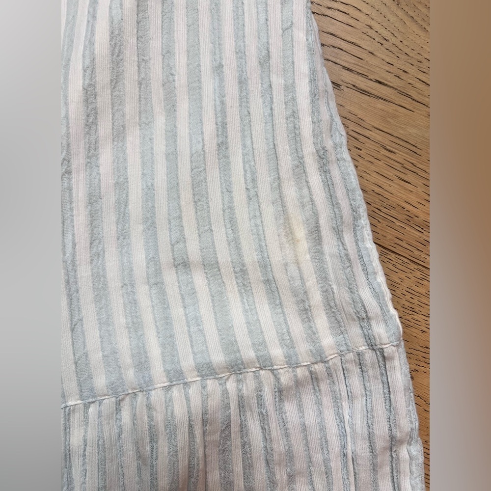 NWT: Anthropologie Maeve Gloria Stripe Wrap Skirt in Blue and White Size 10 - Picture 8 of 8